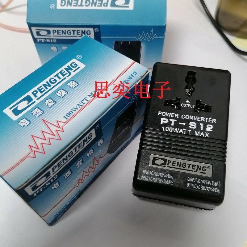 PT-S12 100W dual-purpose power transformer 220V to 110V 110V to 220V 50/60HZ