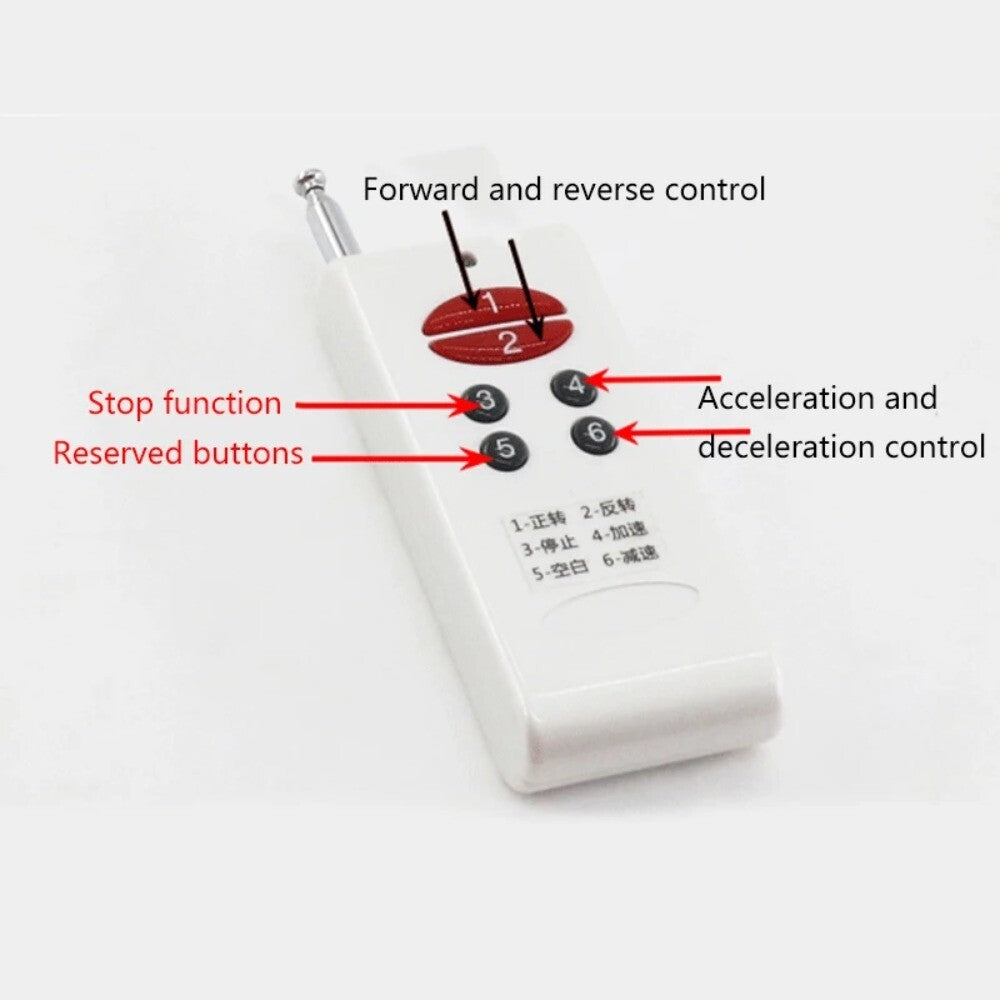 12V-30V Wireless Remote Motor Speed Control Board DC Motor Speed Controller