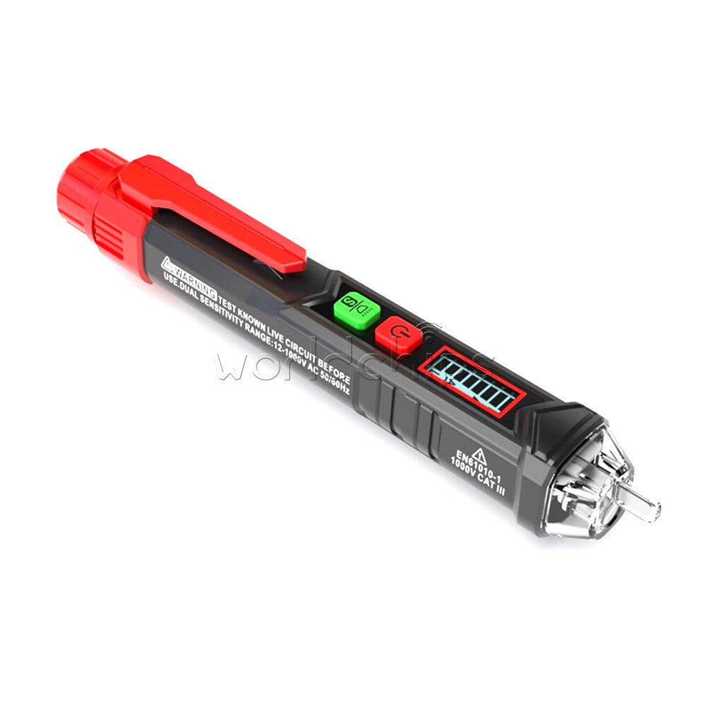 AC Electricity Detecter Pen Voltage Tester Alarm Dual-Range Non-Contact HT100
