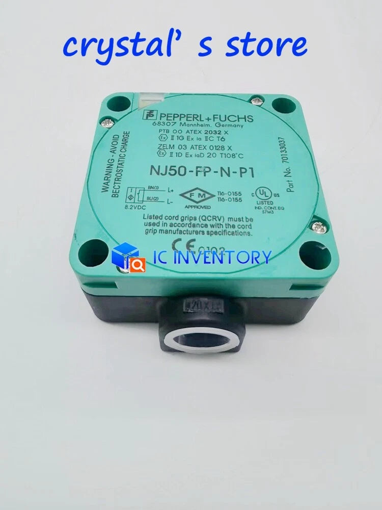 1PCS  Pepperl+ Fuchs NJ50-FP-N-P1 Block Inductive Proximity Sensor #P