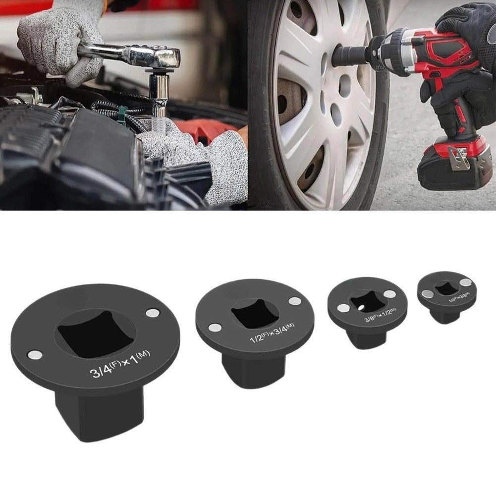 Socket Adapter Set 4PCS Low Profile for Use in Tight Spaces and High Torque