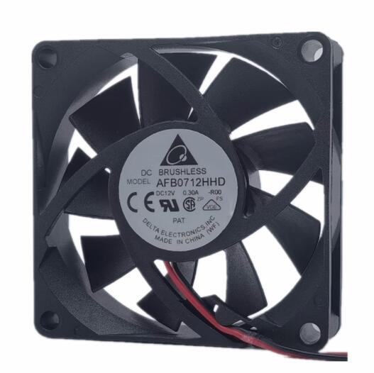 Delta 12v DC 0.30a 70x20mm 3-Wire Fan AFB0712HHD computer CPU cooling fan
