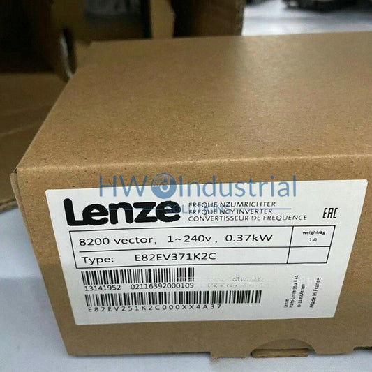 1/Piece LENZE E82EV371K2C 1-240V 0.37KW Inverter Frequency Converter