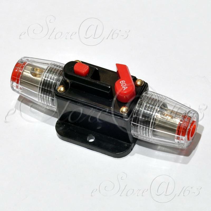 Automatic Air Switch Car Audio Circuit Breaker 12V 80A Fuse Overload Protector