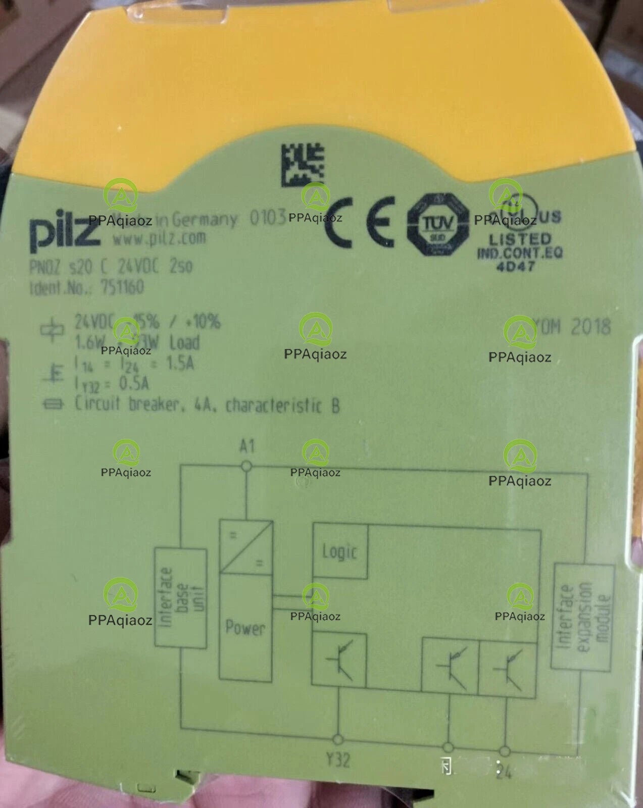 751160  PILZE PZON s20C 24VDC 751160 Safety Relay #P