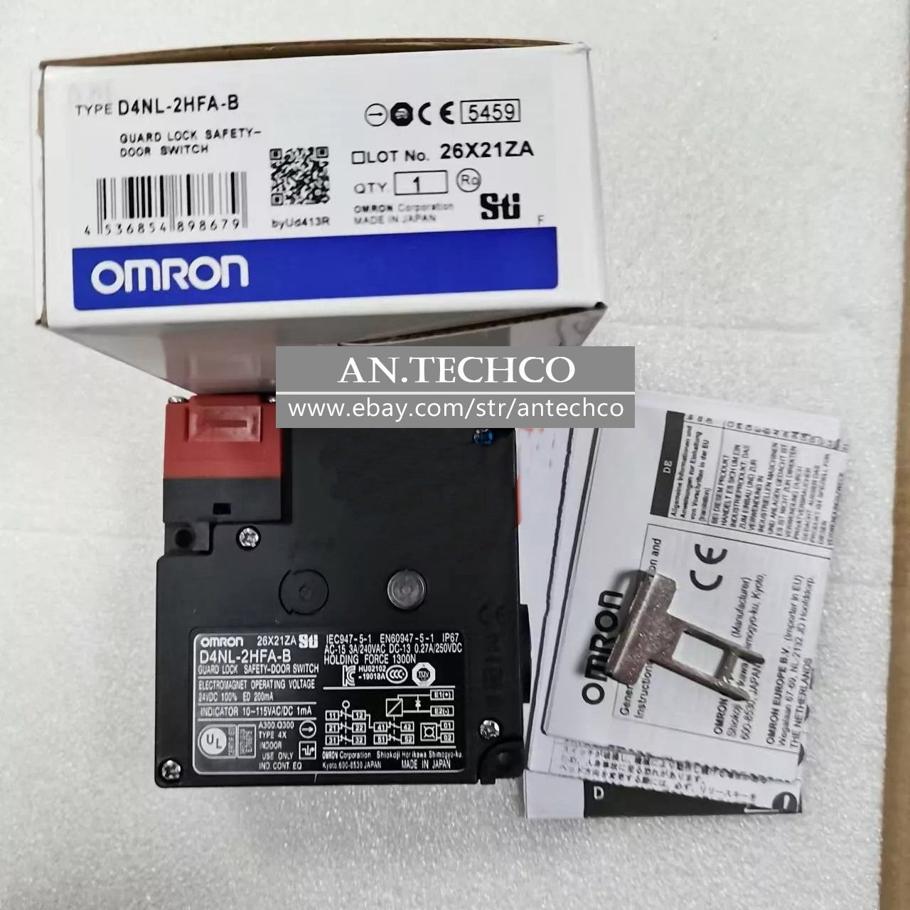 1PCS OMRON   Safety Gate Switch D4NL-2HFA-B