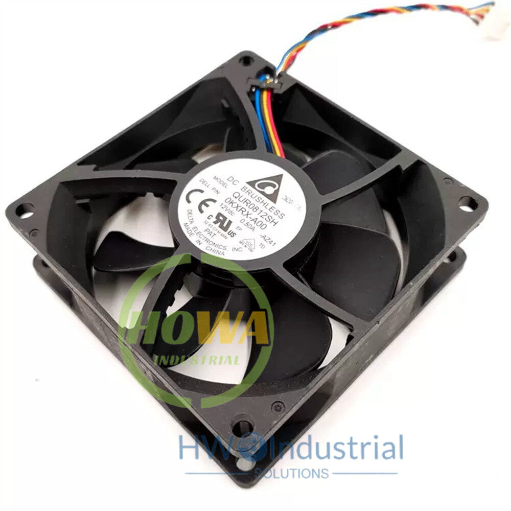 1/piece QUR0812SH 12V 0.50A 8025 8CM Delta 4-wire PWM Temperature Cooling Fan