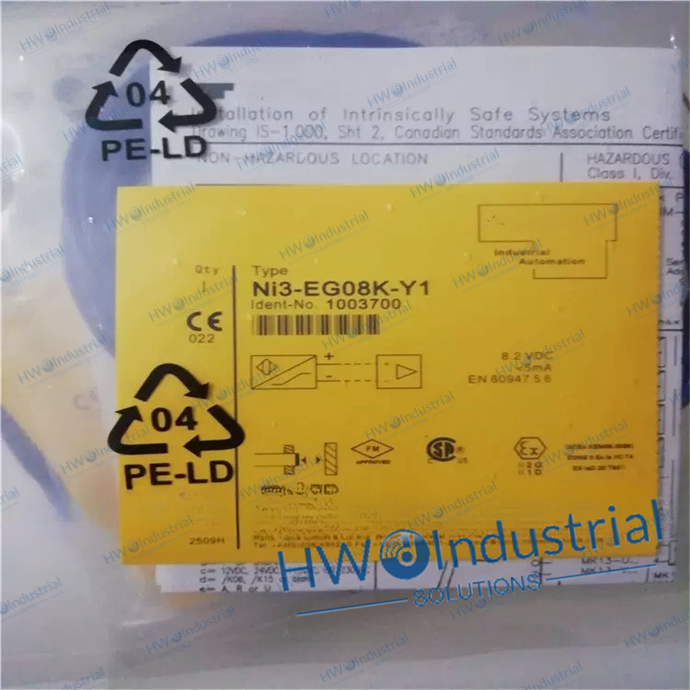 1/Piece  Ni3-EG08K-Y1  Turck Proximity Switch Sensor