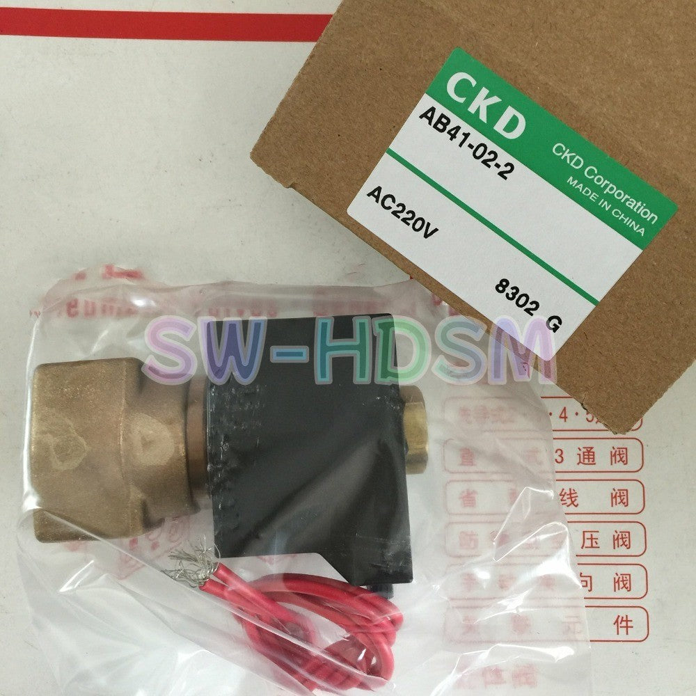 1PCS   for CKD AB41-02-2 AC220V Solenoid Valve Freight Free
