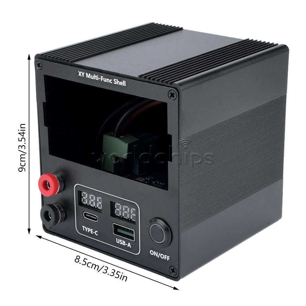 Fast Charging PD Type-C XYS3580 XY-3606 CNC DC Regulated Power Supply DIY Shell