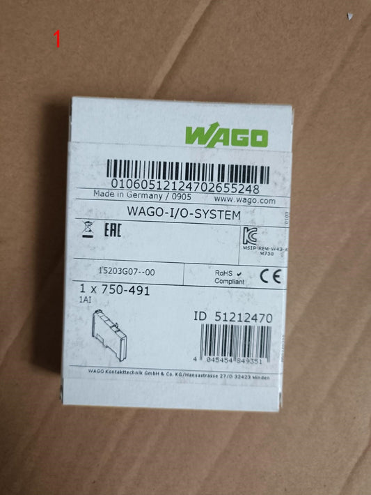 1pcs WAGO 750-491 Module