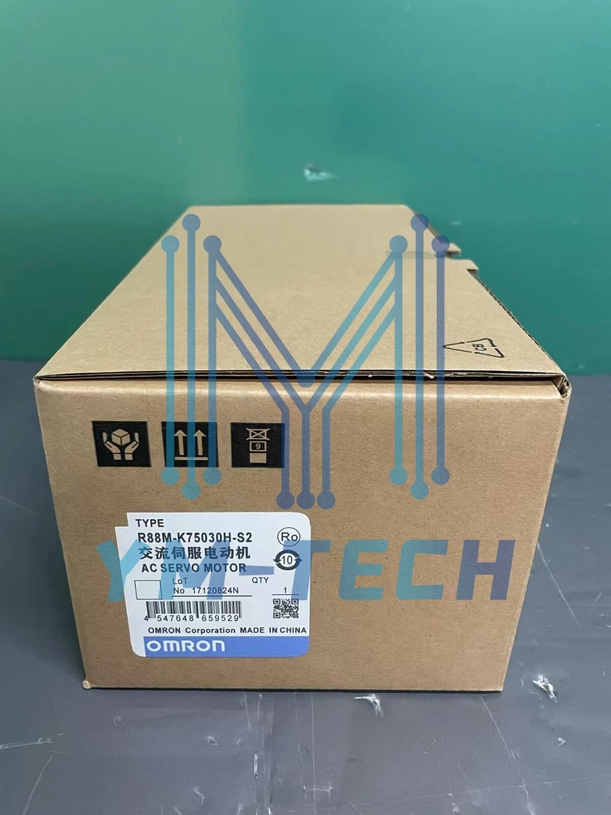 OMRON  R88M-K75030H-S2 AC SERVO MOTOR 230VAC 50Hz/60Hz 1 Shaft #P