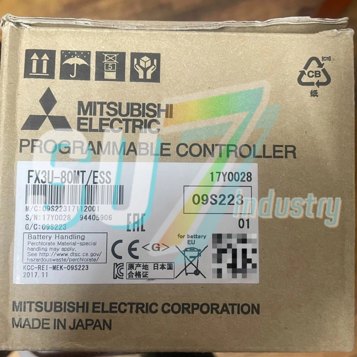 Mitsubishi FX3U-80MT/ESS PLC module FX3U-80MT-ESS #1pcs