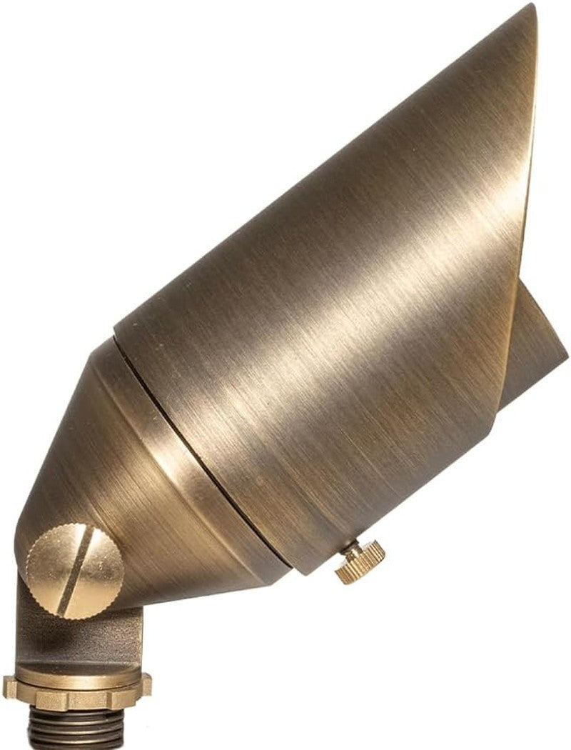 12V Cast Brass Outdoor Spotlight - 5W 400 Lumen MR16 LED, Bronze