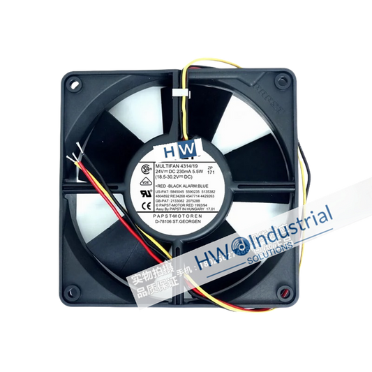 1/piece 4314/19 24V 230mA 5.5W 12CM 12032 ABB Inverter Cooling Fan
