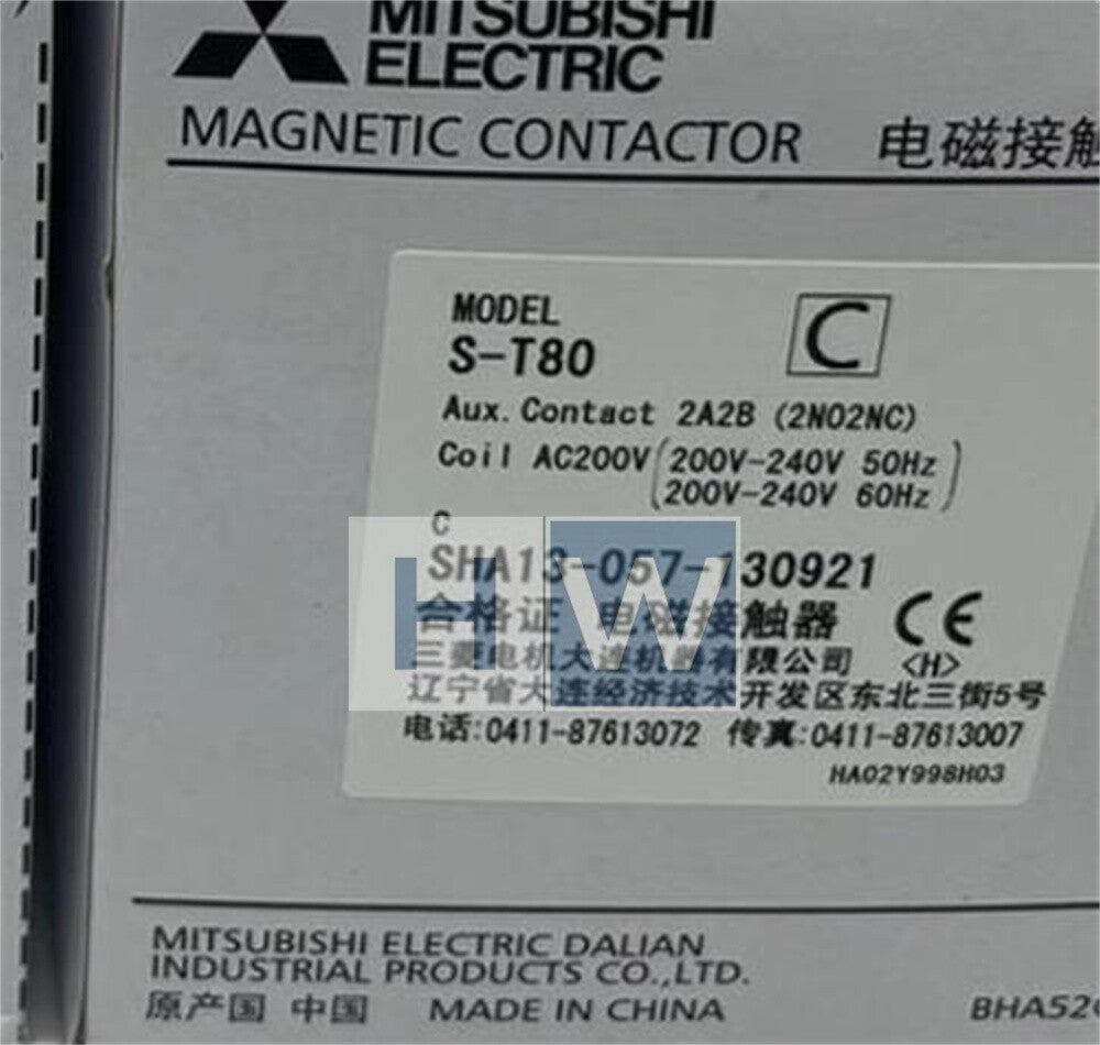 1/piece  Mitsubishi AC Contactor S-T80 ST80 AC110V 220V 380V Replaces S-N80