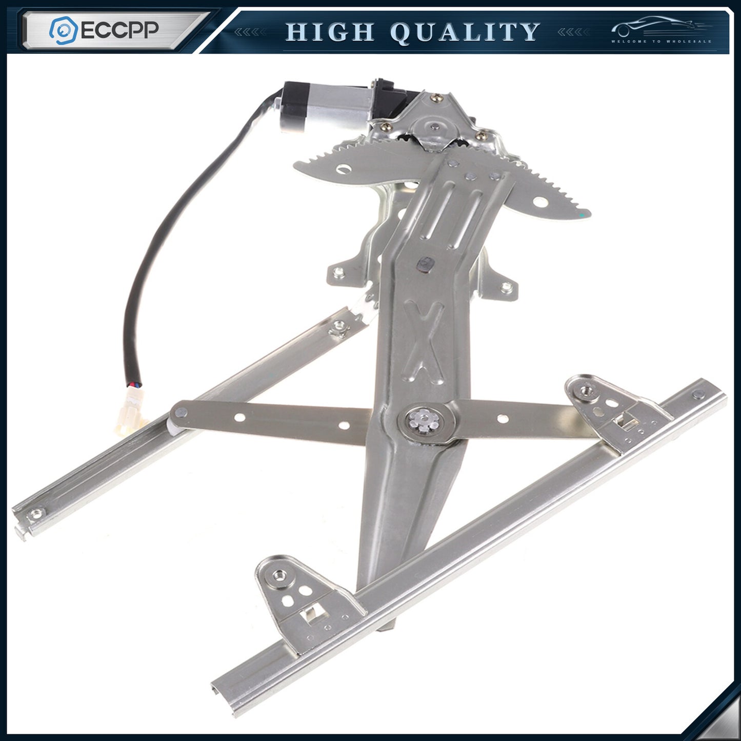 For 1997-2001 Toyota Camry Rear Passenger Side Power Window Regulator with Motor