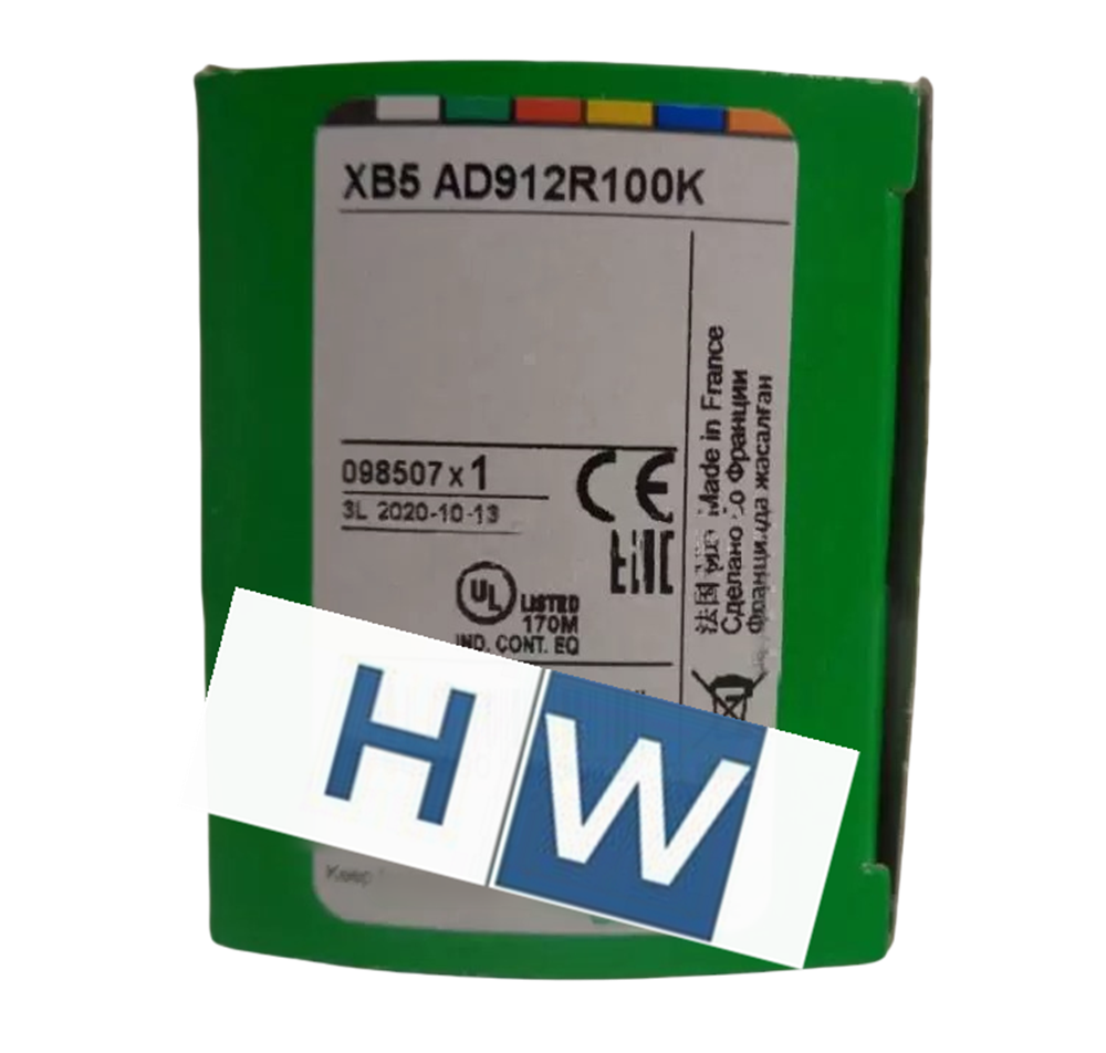 1/Piece Potentiometer XB5AD912R100K XB5 AD912R100K Resistance Value 100kΩ 22mm