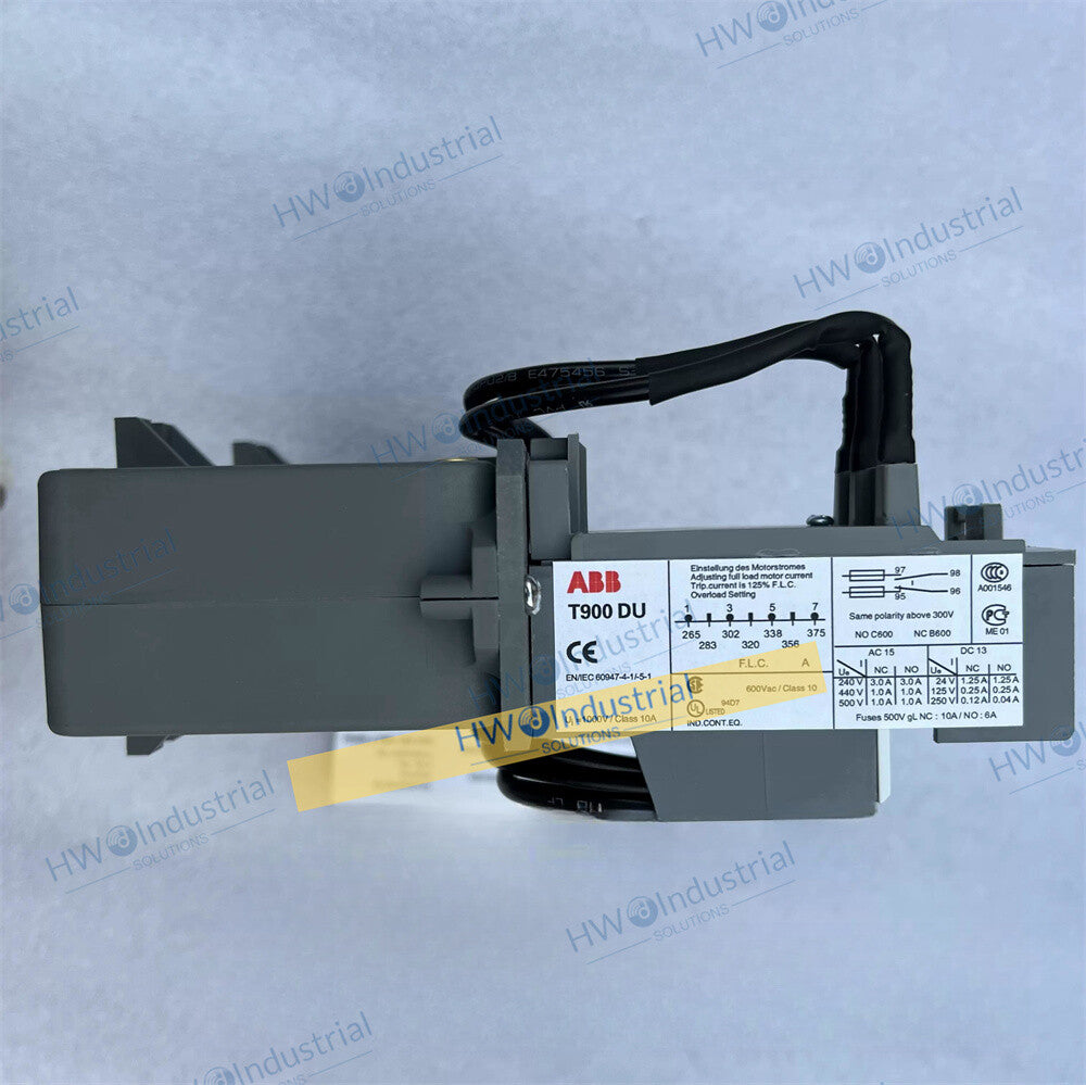 1/Piece ABB T900DU thermal Overload Relay Transformer T900DU-375 265-375A