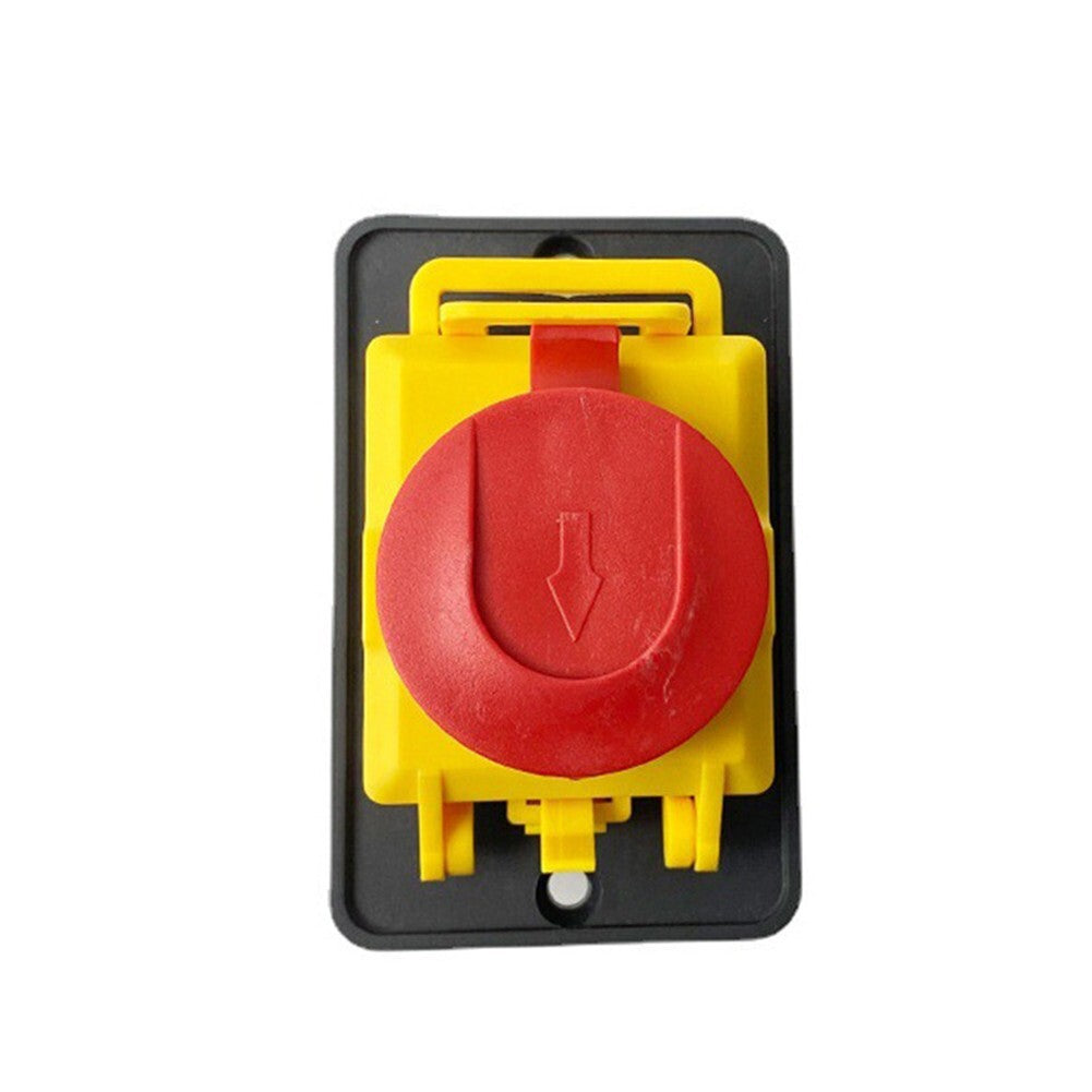 1PCS For KJD12 4-Pin 16A 250V Stop & Waterproof Magnetic Pushbotton Switch