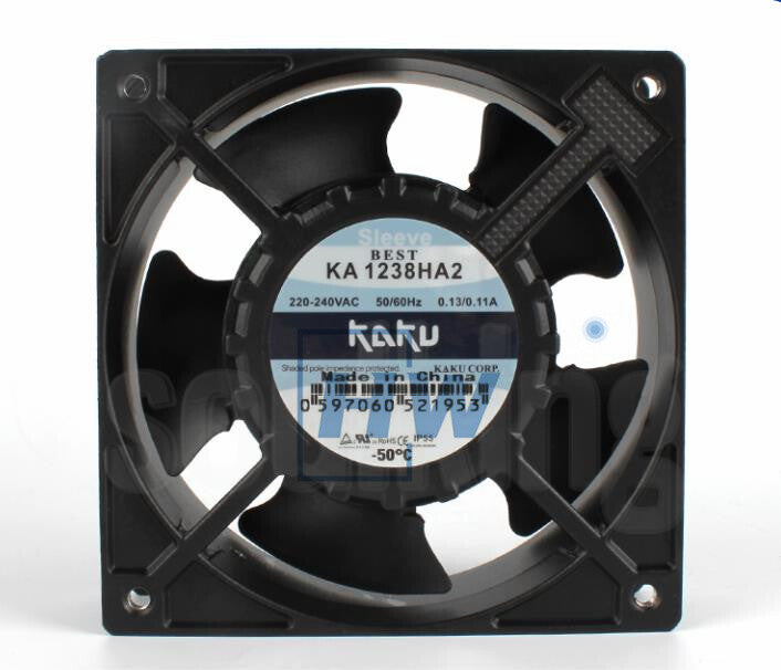 1Pc    KA1238HA2 12038 220V 0.13A High Temperature Waterproof Cooling Fan