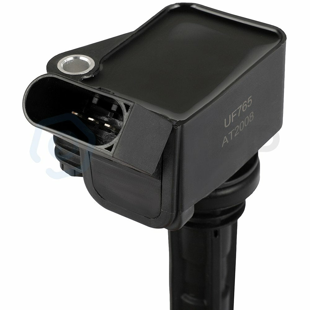 4× UF765 Ignition Coil For VW Jetta Passat Golf Beetle 1.8L 2.0L Audi A3 Q3
