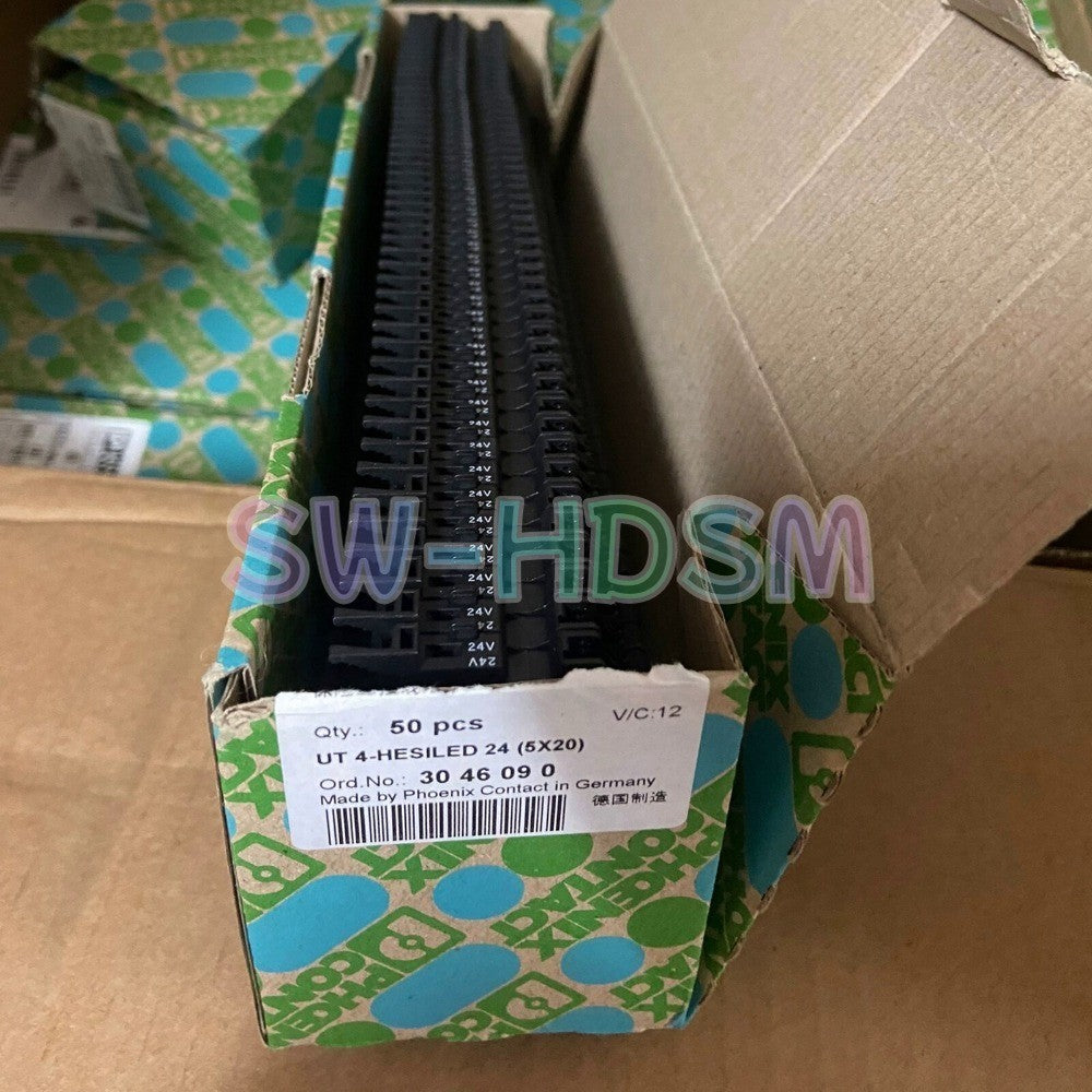 50PCS For Phoenix Contact 3046090 UT 4-HESILED 24 (5X20) fuse terminal