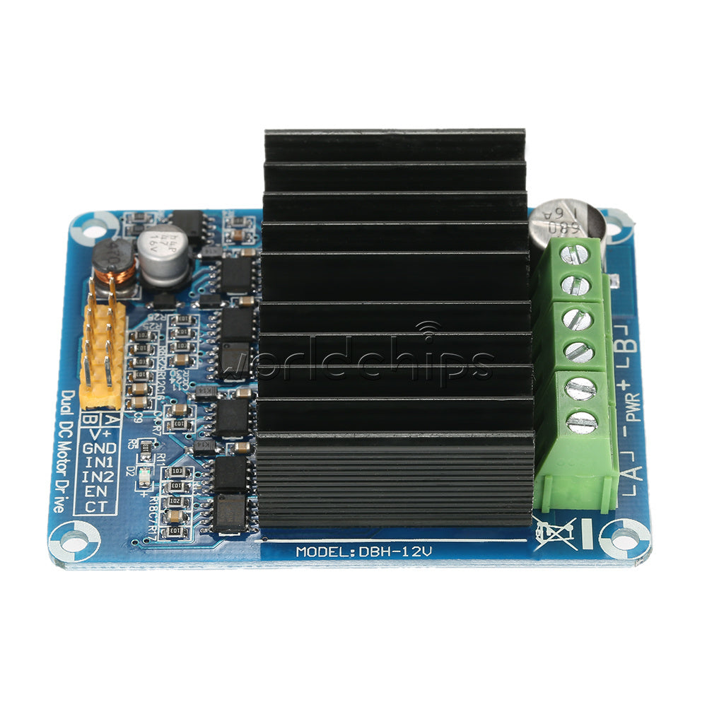 30A Motor Drive 5V-15V Dual channel H bridge  Module Controller DHB-01A