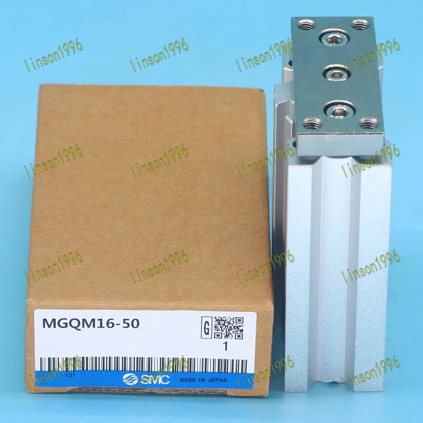 SMC MGQM16-50 Guide Rod Cylinder In Box Free Ship #P