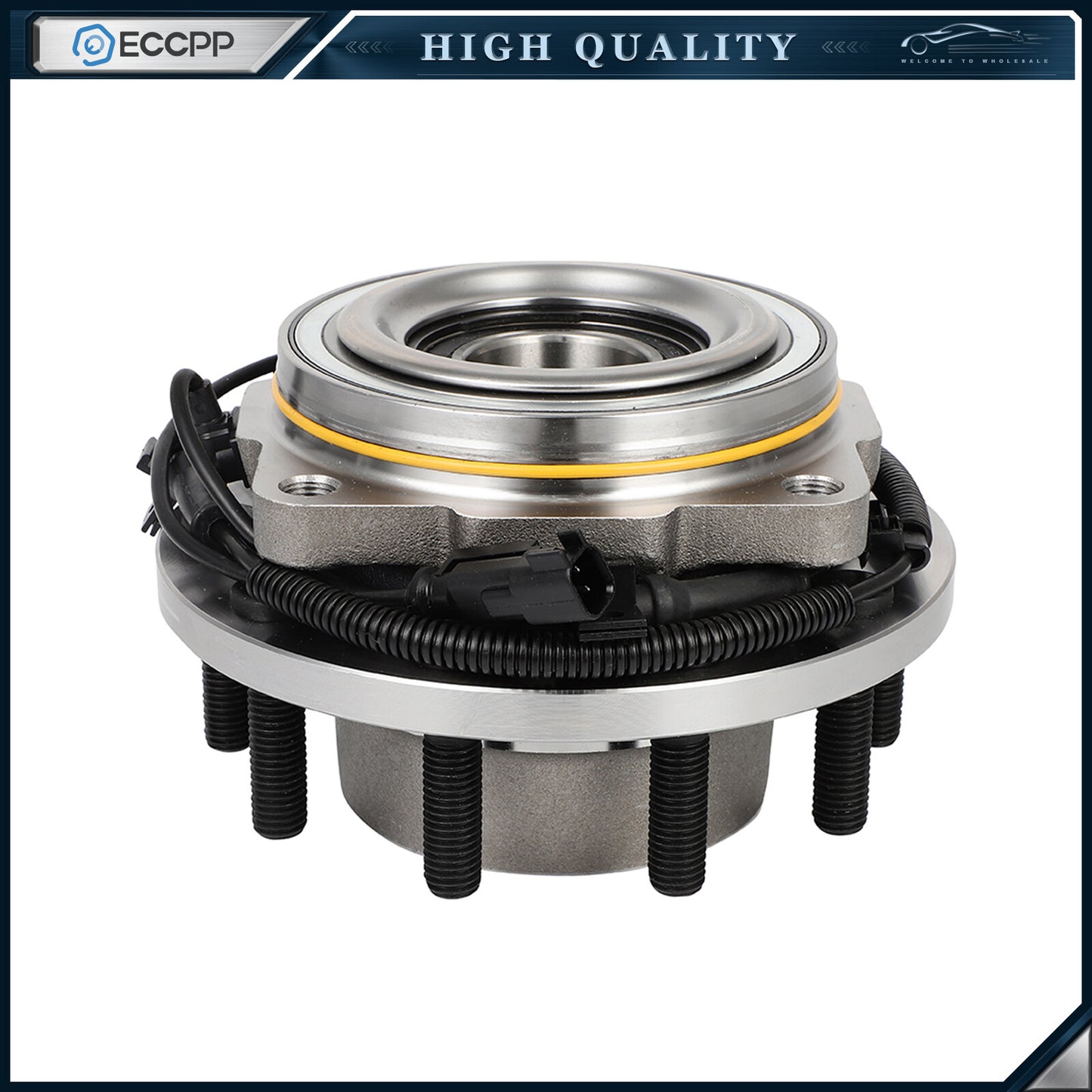 1Pc Wheel Hub Bearing Front 4WD For Ford F-450 F-550 Super Duty Cab & Chassis