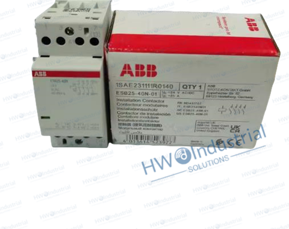 1/Piece ESB25-40N-01 ABB Building Contactor Coil Voltage 24VAC/DC 60Hz