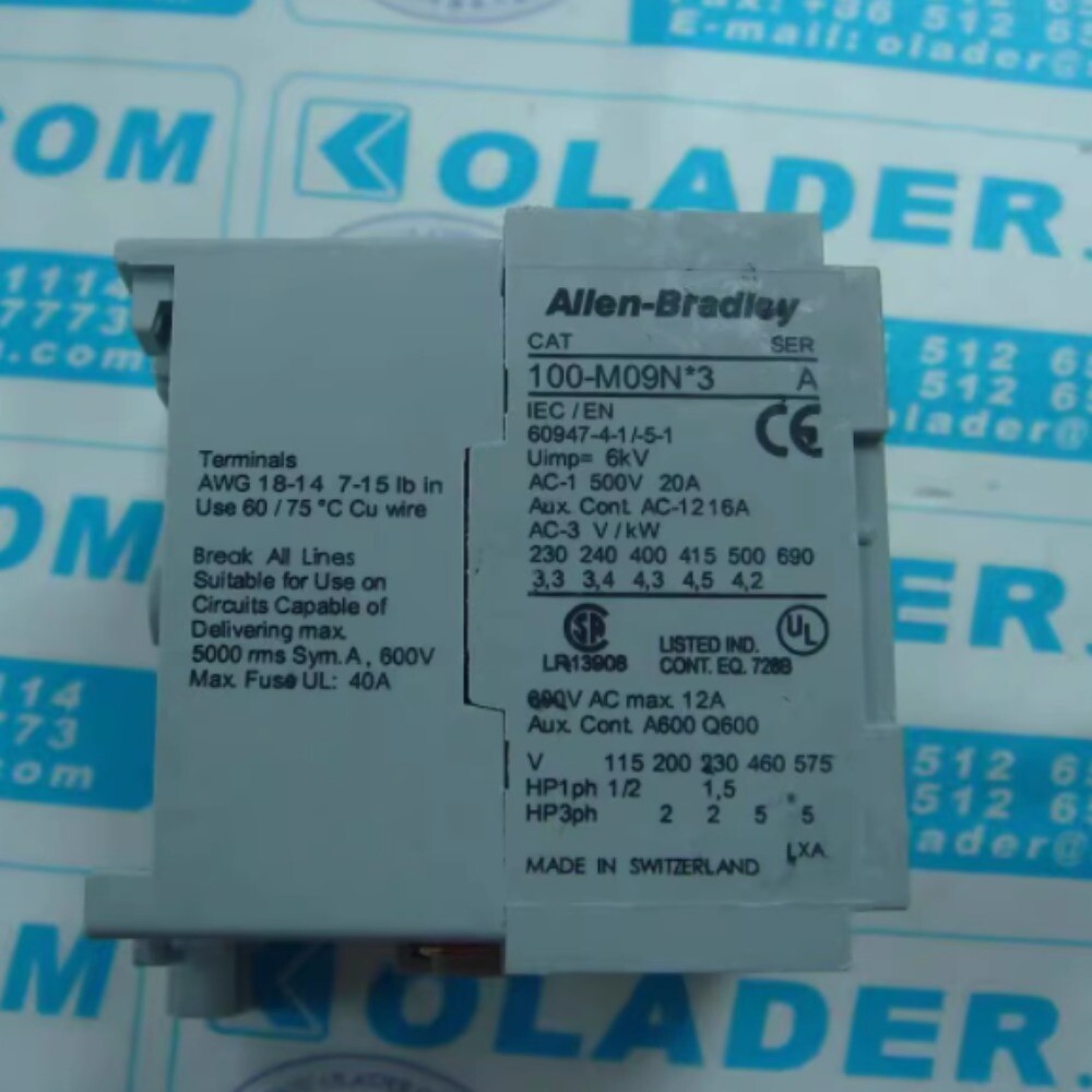1Pcs For ALLEN-BRADLEY 100-M09N * 31 AC24V contactor