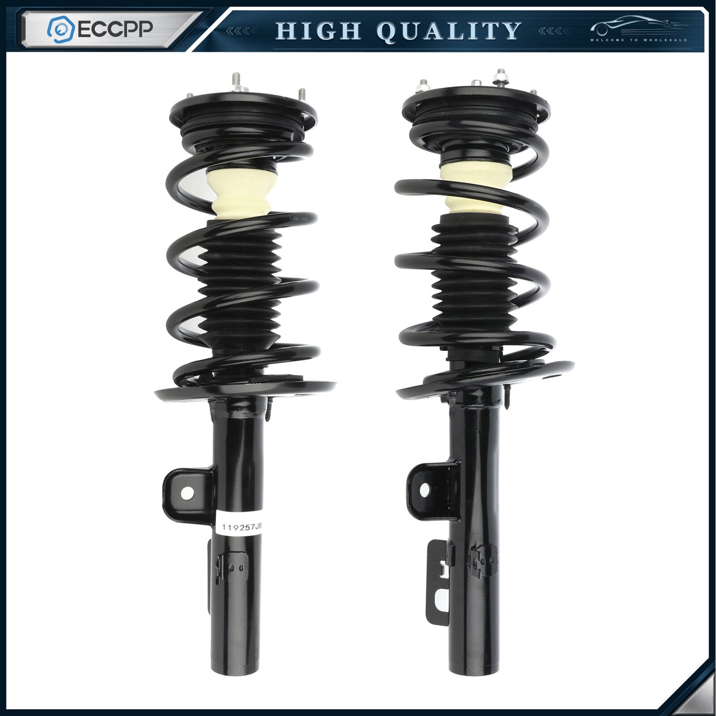 For Ford Flex 2009-11 Front Quick Loaded Complete Gas Shocks Spring Assembly ×2
