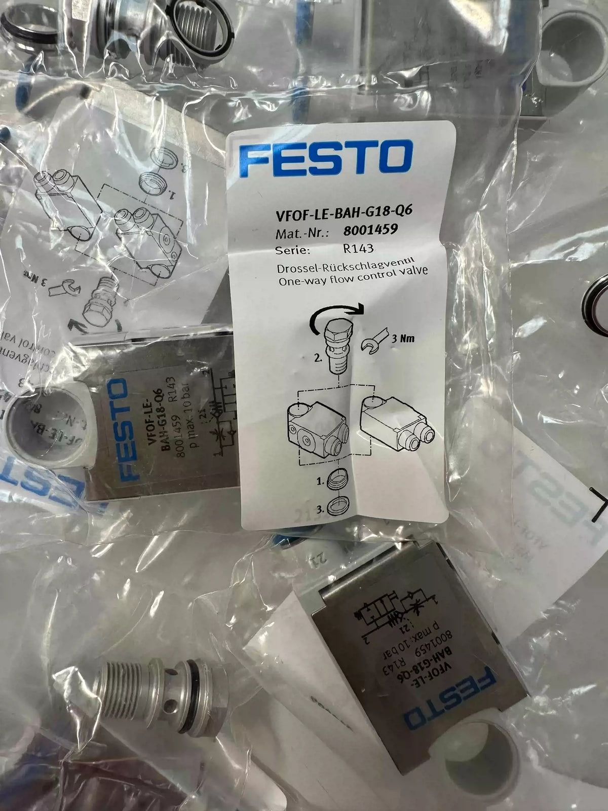 1pcs Festo VFOF-LE-BAH-G18-Q6 8001459