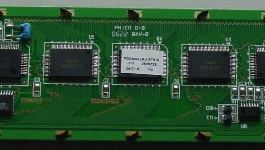PG24064LRU-ETA-H FOR 5.2-inch 240*64 LCD Screen Panel 90 days warranty