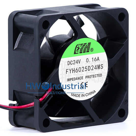 1PC  FYH6025D24MS 24V 0.16A 6*2.5CM Axial Flow Power Supply Cooling Fan