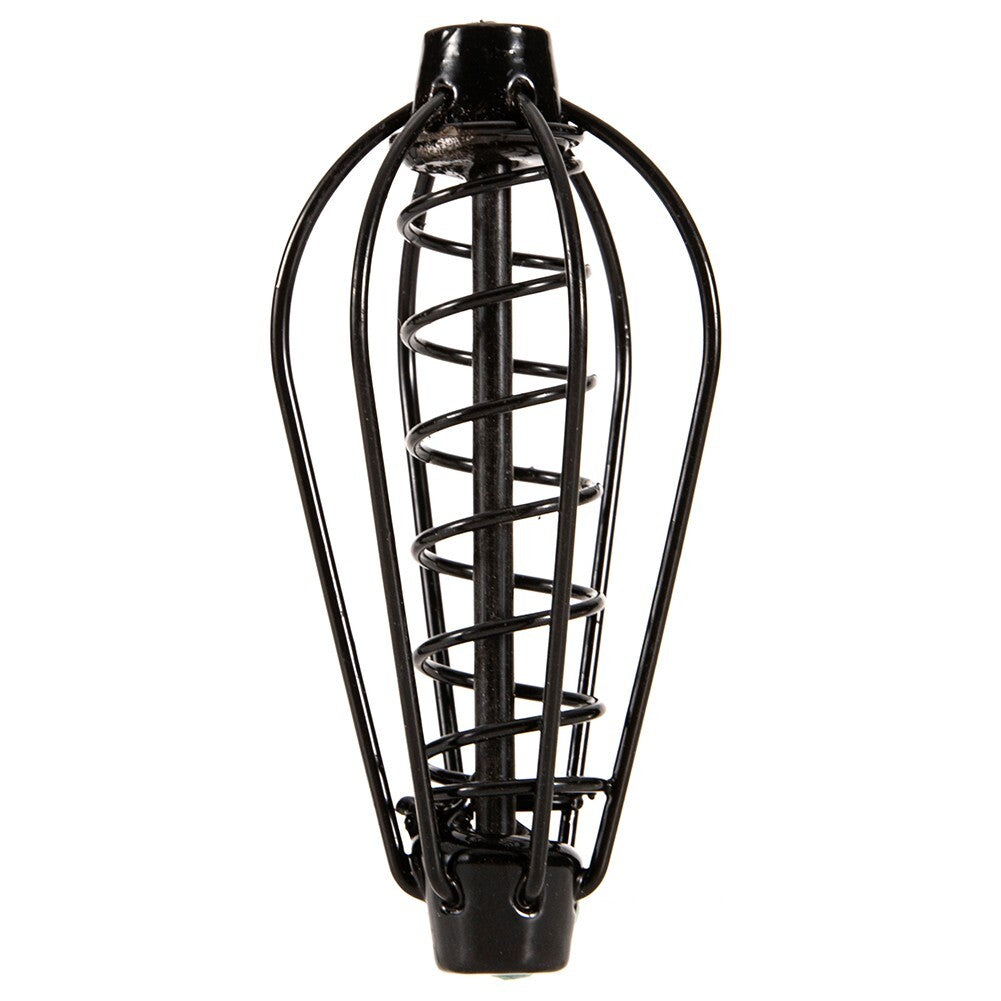 Carp Fishing Feeder 4 Sizes Bait Cage Black Spring Sinker Swim Feeders 10pcs