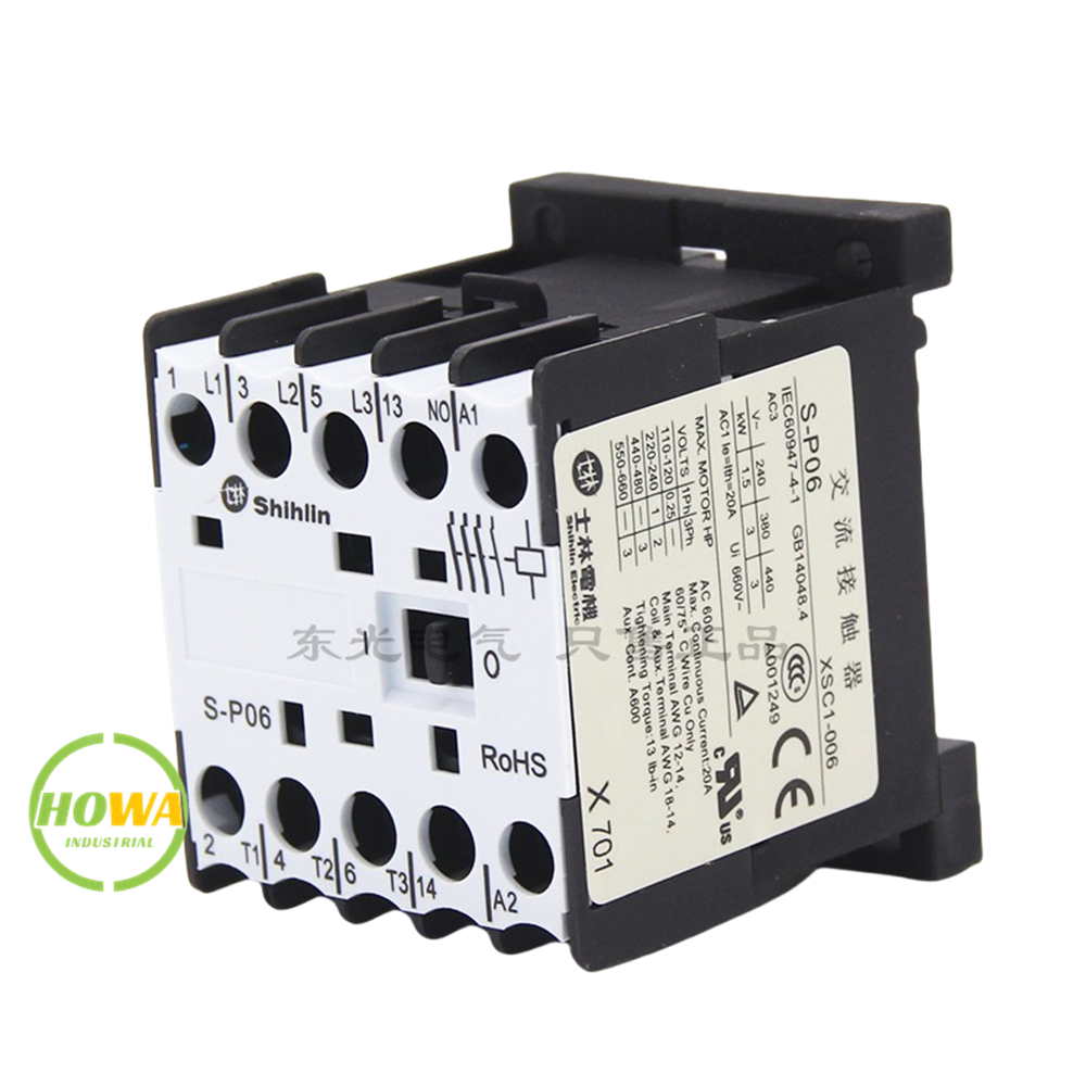 1/piece  Shihlin AC contactor S-P09 AC220V