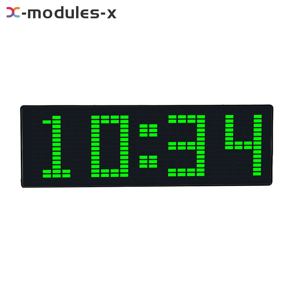 LED Light Music Spectrum Clock Voice Rhythm Car Audio Level Indicator VU Meter