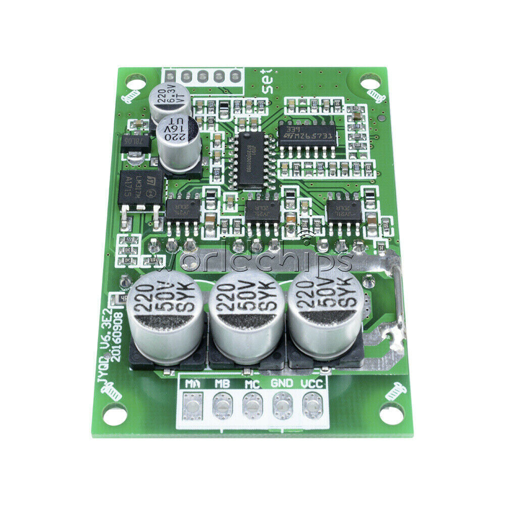 Brushless Motor PWM Control Controller Balanced BLDC Driver Board DC 12V-36 500W