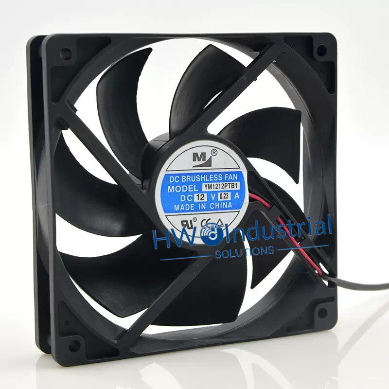 YM1212PTB1 12025 12V 0.23A 12CM Double Ball Bearing Cooling Fan