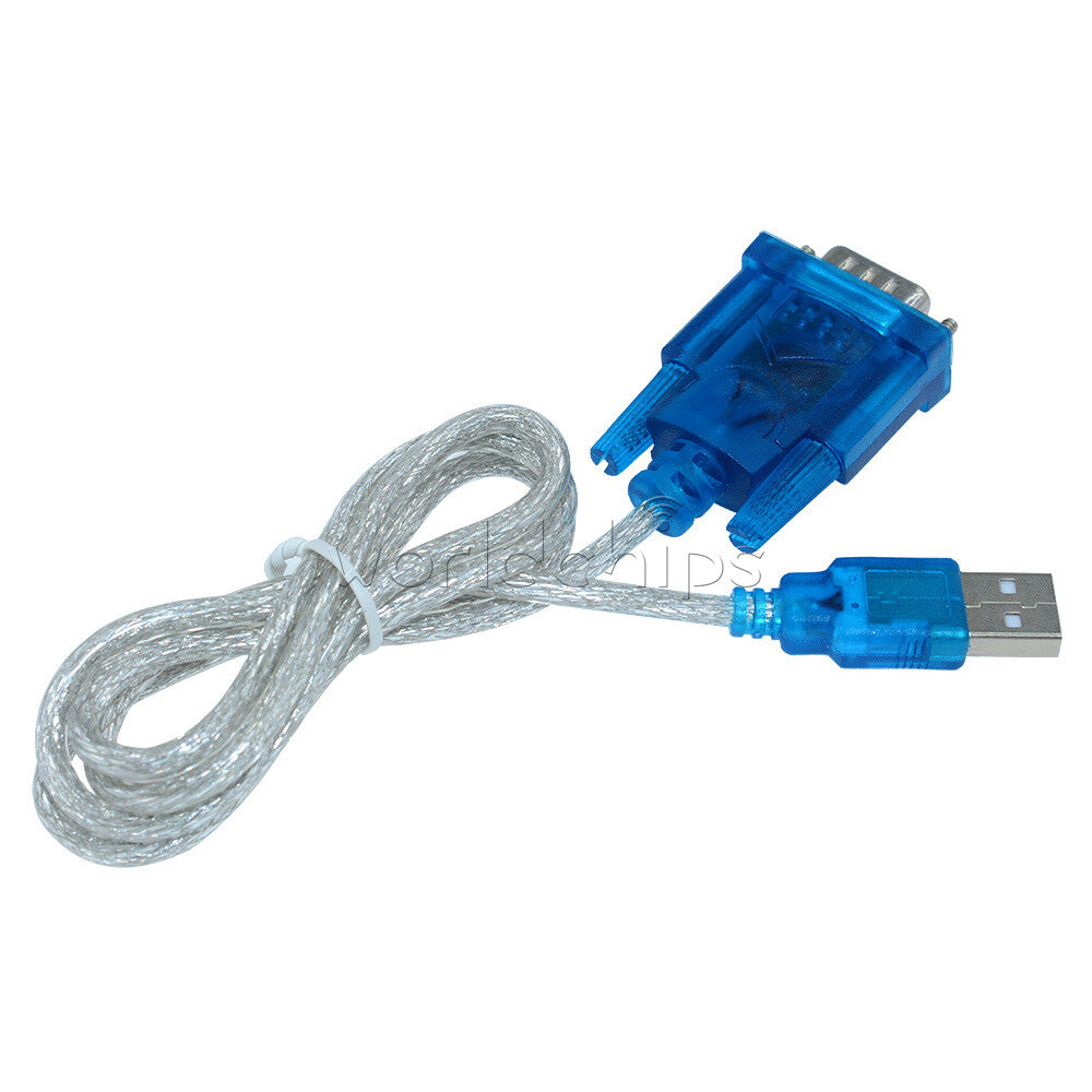 10PCS USB to RS232 Serial Port 9 Pin DB9 Cable Serial COM Port Adapter Convertor