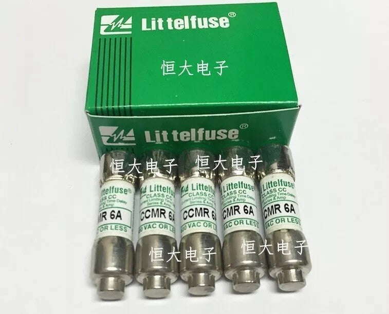 10pcs Littelfuse CCMR-6 CCMR 6A 600V Time Delay Fuse  free ship