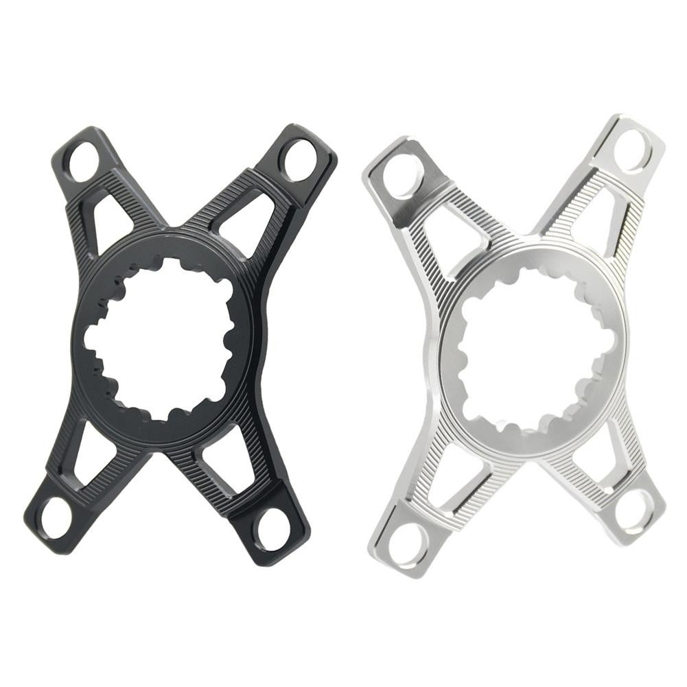 Aluminum Chainring Adapter Spider for 3 Bolt Crank Transition to 4 Bolt 110BCD