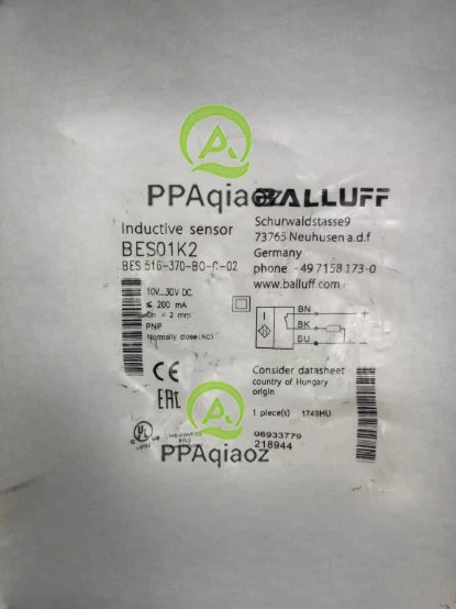 1Pcs  BALLUFF BES 516-370-BO-C-02（BES01K2）sensor Fast delivery