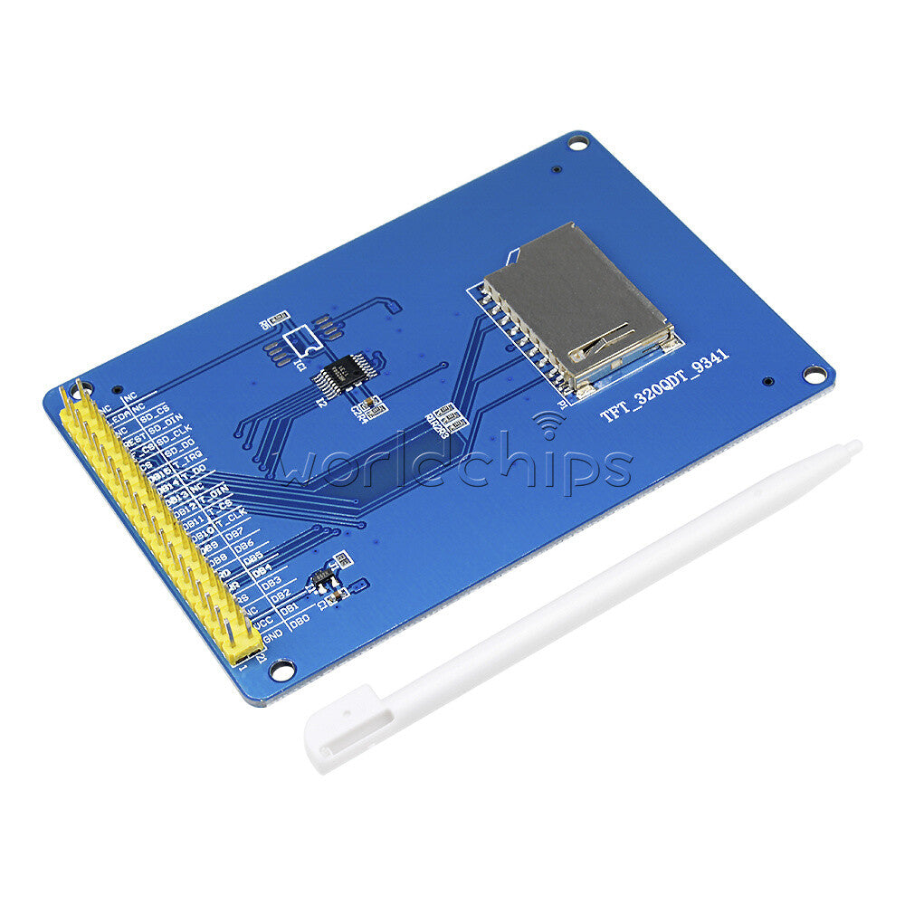 3.2" inch TFT LCD Display Module 240x320 Dots Touch SD Card Cage for Arduino