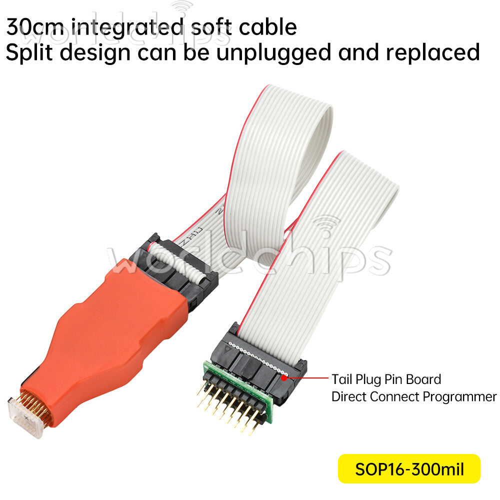 SOP14 SOP16 Chip Download Burn Read Write Test ProbeProgrammer Download Cable