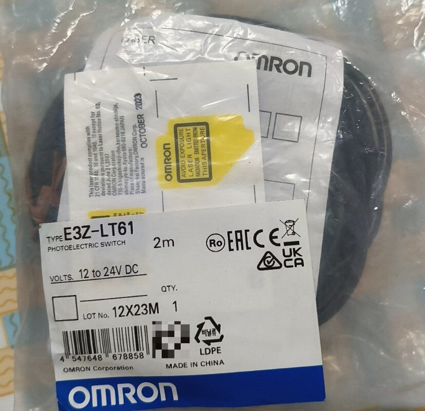 1pcs Omron E3Z-LT61 Photoelectric Switch Sensors  2m