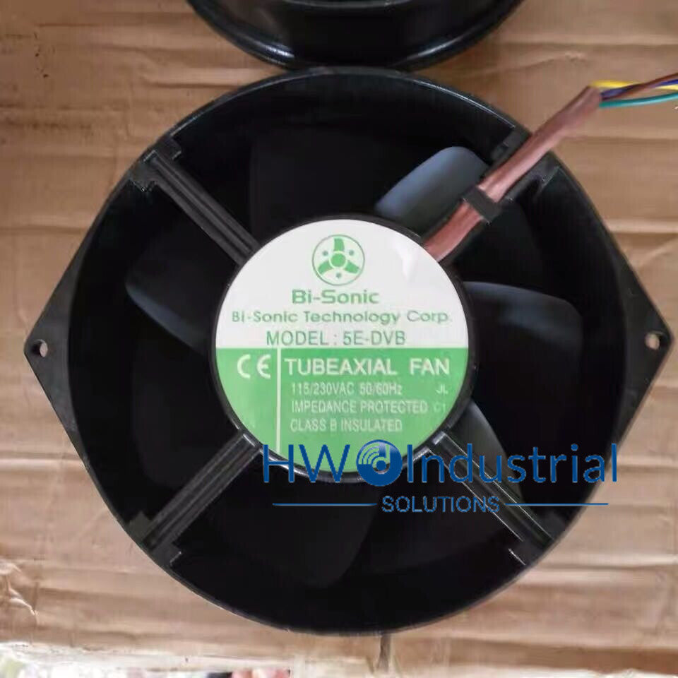 Bi-Sonic 5E-DVB 115-230V 17055 Dual Voltage Metal Iron Blade Cooling Fan