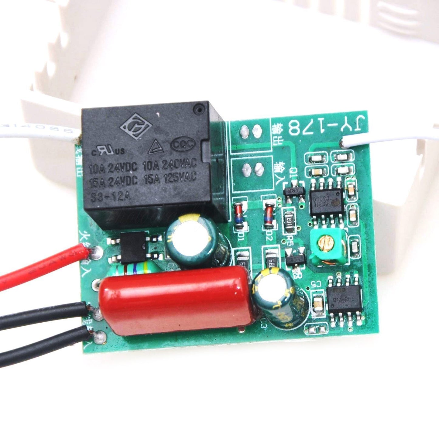 Wireless RF Remote Control Receiver +2 Switch For Lighting Electric Appliances